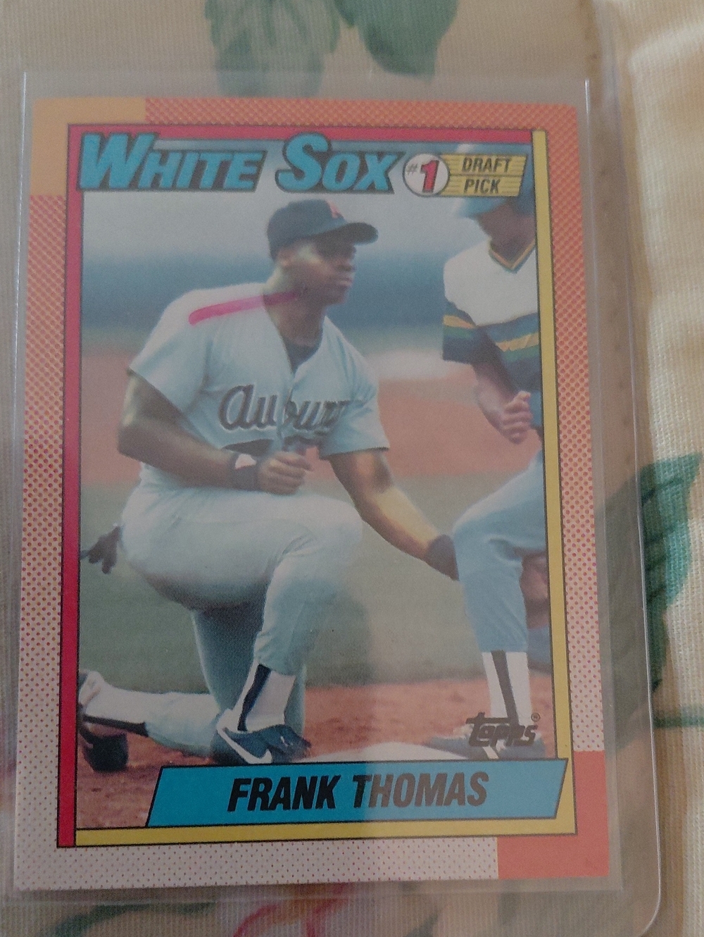 White Sox Frank Thomas Baseball Card - Blue Accent Collectible